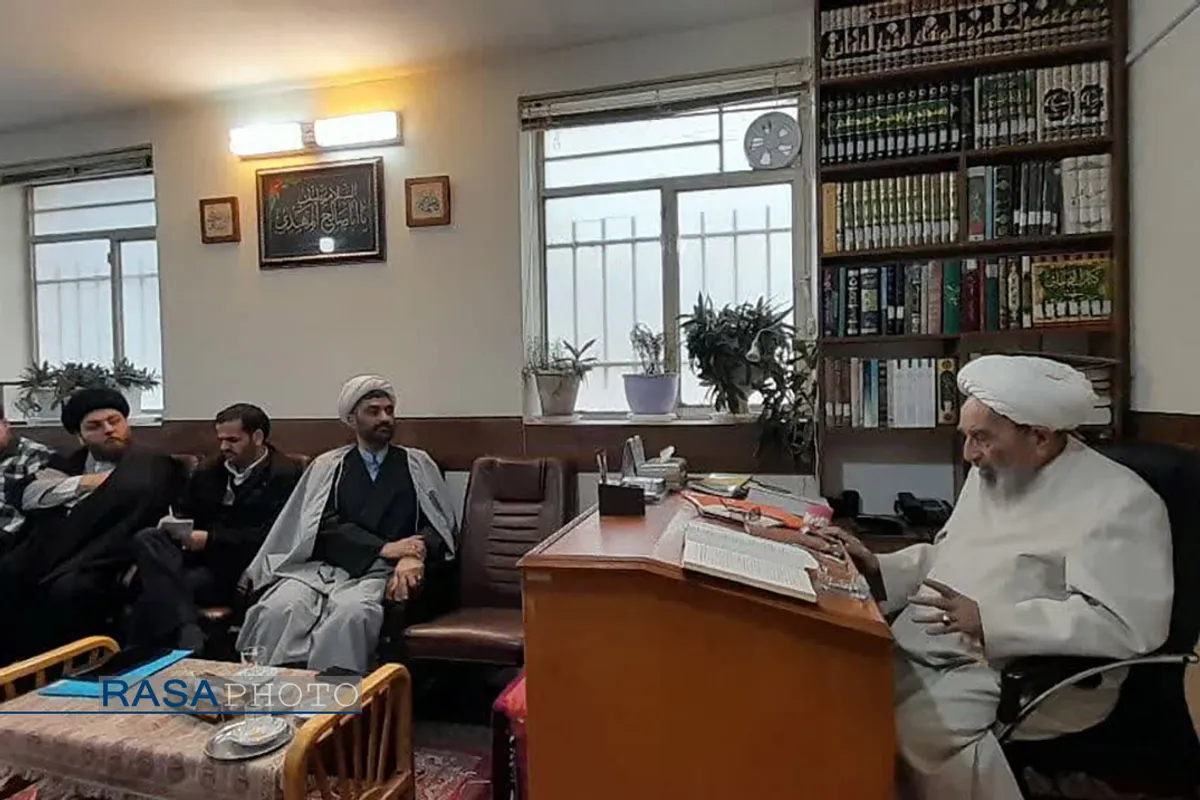 دیدار مدیرعامل خبرگزاری رسا با آیت&zwnj;الله اشرفی شاهرودی
