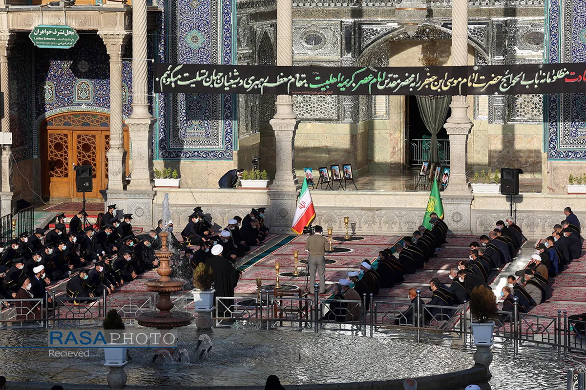 خطبه&zwnj;خوانی خادمان حرم کریمه اهل&zwnj;بیت (س) در روز شهادت امام موسی کاظم (ع)