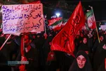 مراسم عزاداری شب هشتم محرم در تجمعات خونخواهی مردم قم