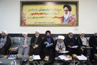 افتتاحییه کمیسیون&zwnj;های سیزدهمین اجلاسیه جامعه مدرسین حوزه علمیه با علما بلاد