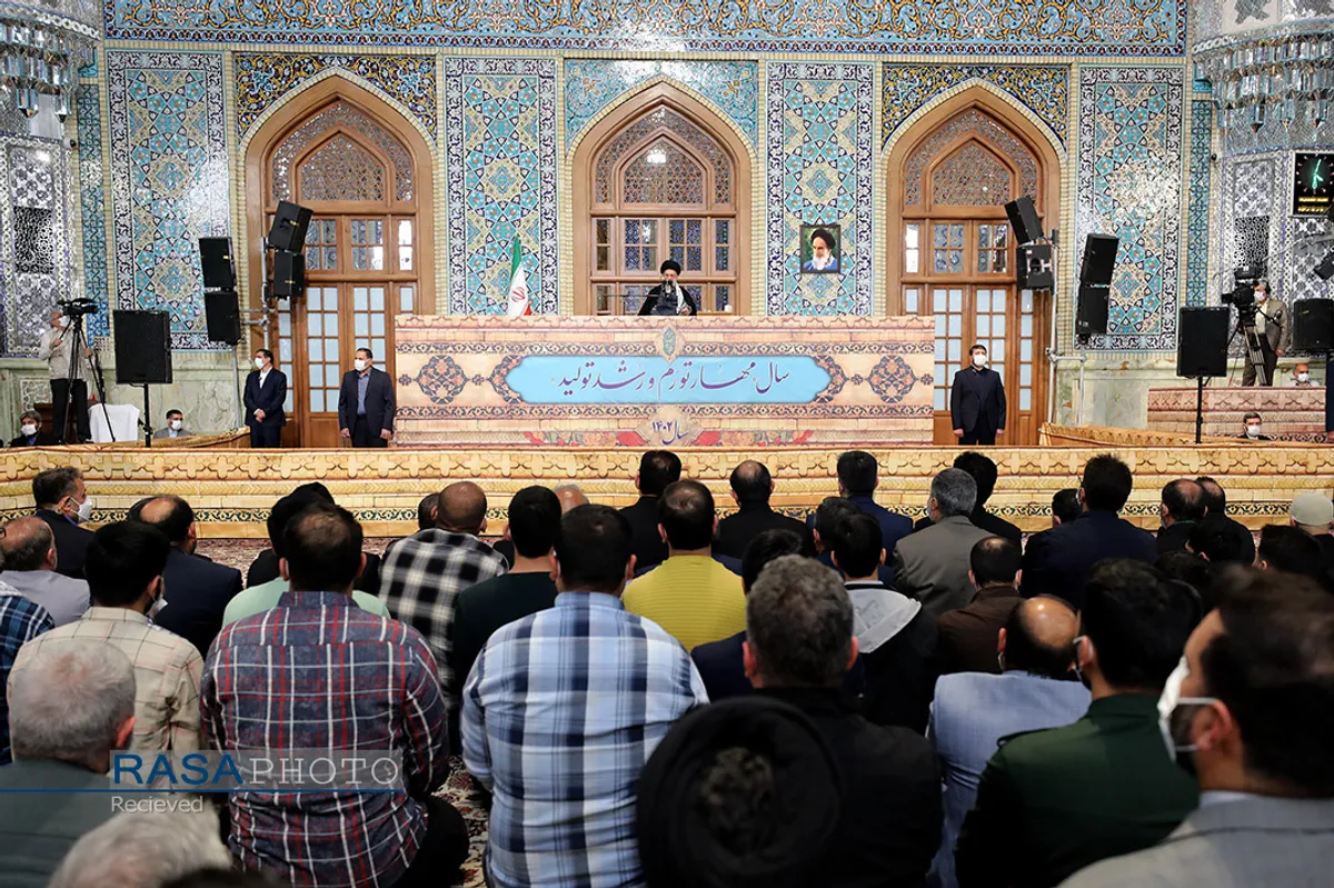 سخنرانی رهبر انقلاب در اجتماع عظیم زائران و مجاوران حرم مطهر رضوی (علیه&zwnj;السلام)