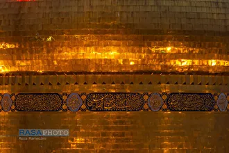 آیین تعویض پرچم حرم در شب وفات حضرت معصومه (سلام الله علیها)