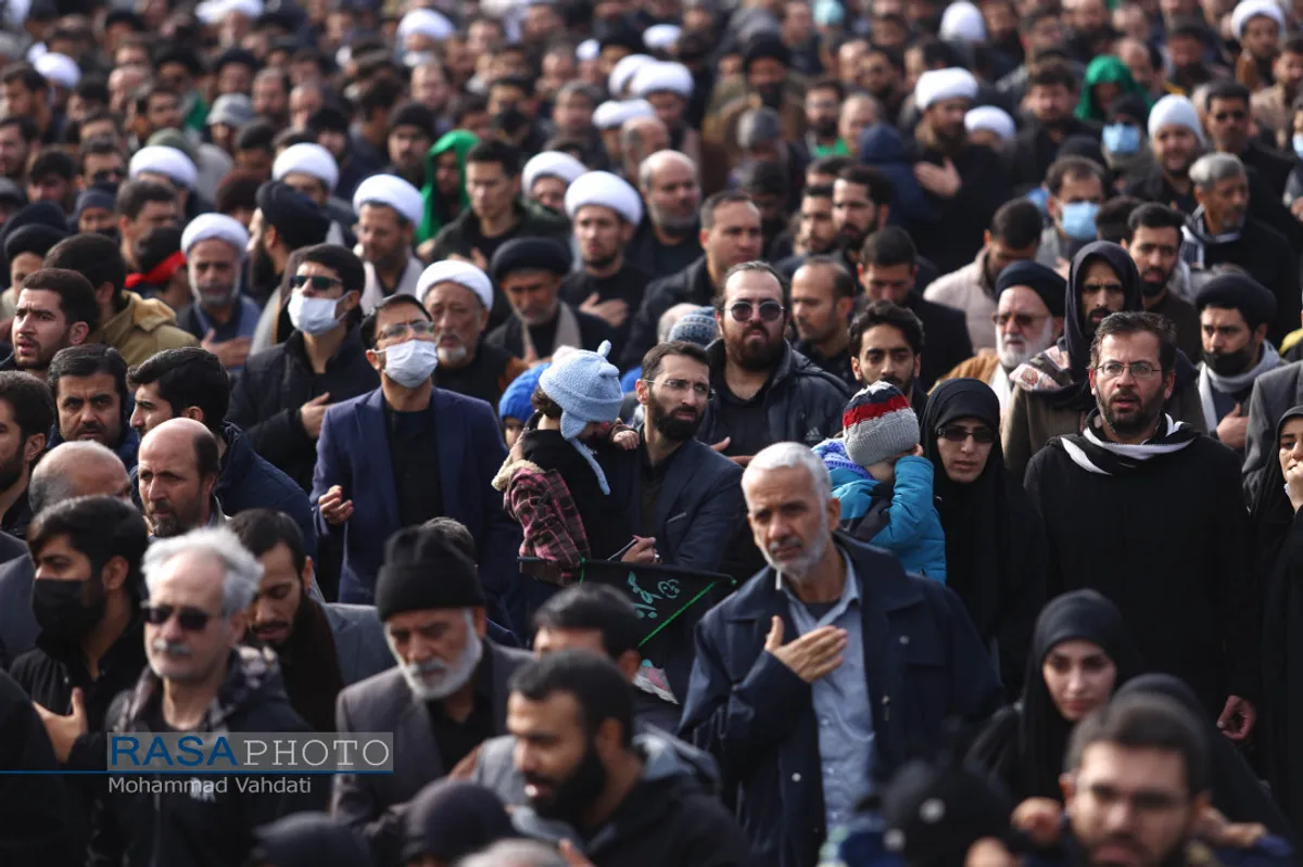 عزاداری شهادت حضرت زهرا (سلام الله علیها) با حضور حضرت آیت الله وحید خراسانی