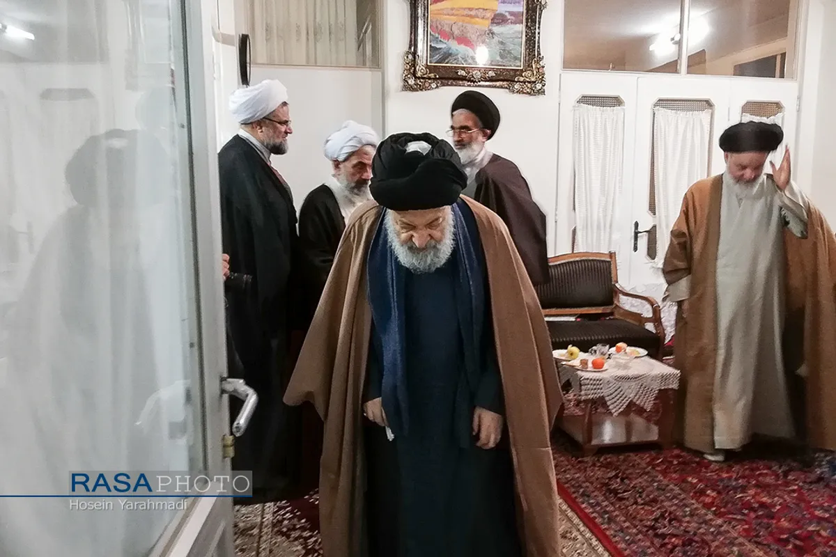 دیدار آیت الله حسینی بوشهری و آیت الله سعیدی با آیت الله خرازی
