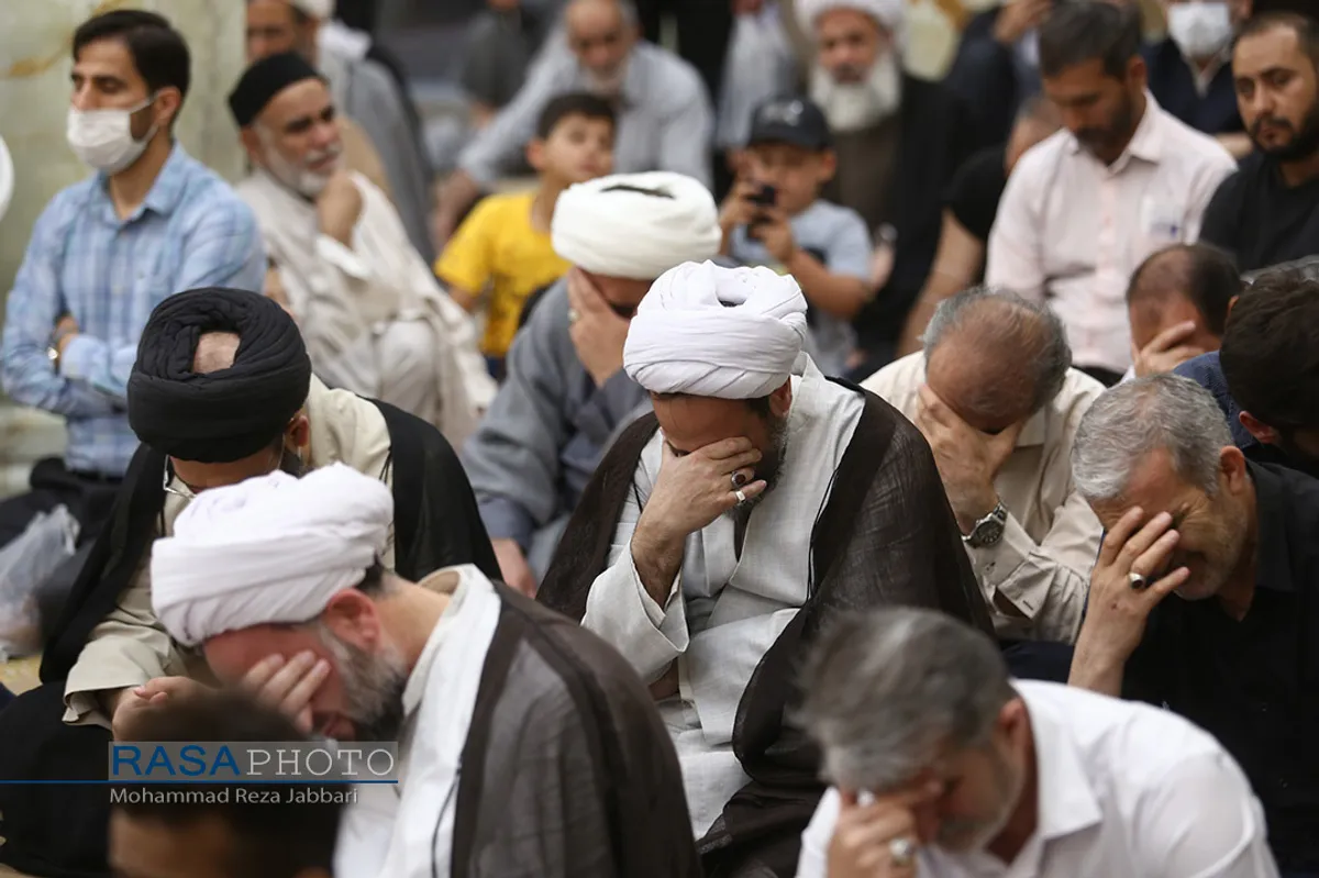 مراسم ختم آیت الله فاطمی&zwnj;نیا در مسجد اعظم قم