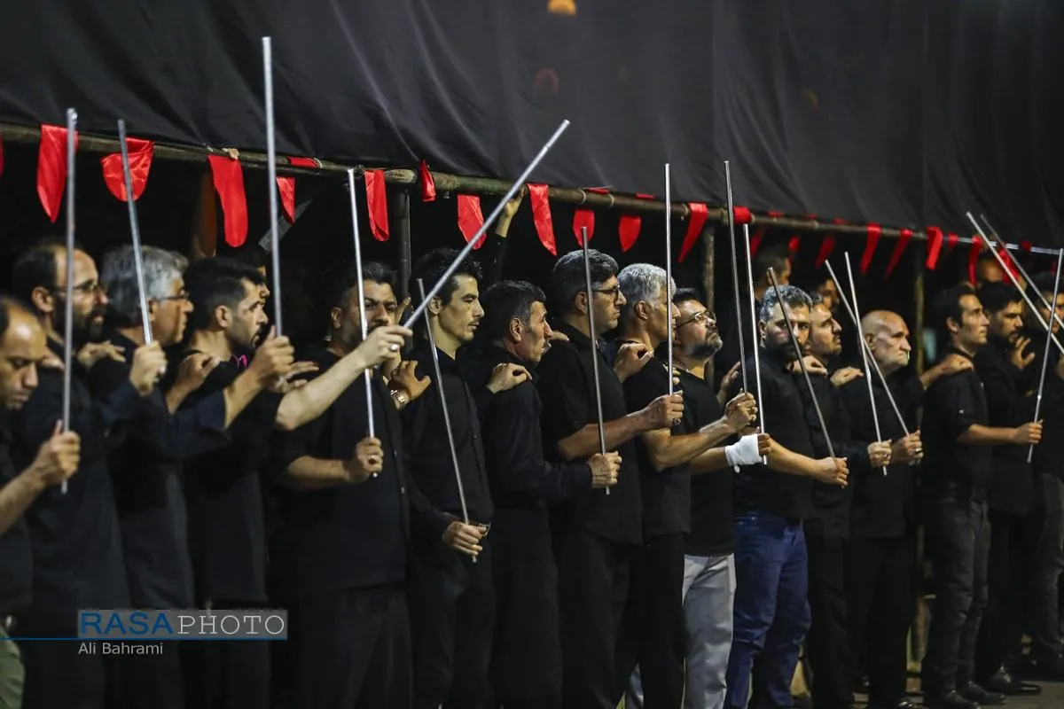 شکوه عزاداری سنتی شاه حسین گویان
