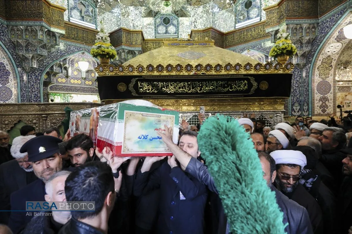 مراسم تشییع پیکر شهید حجت الاسلام محسن مهدوی کلاته