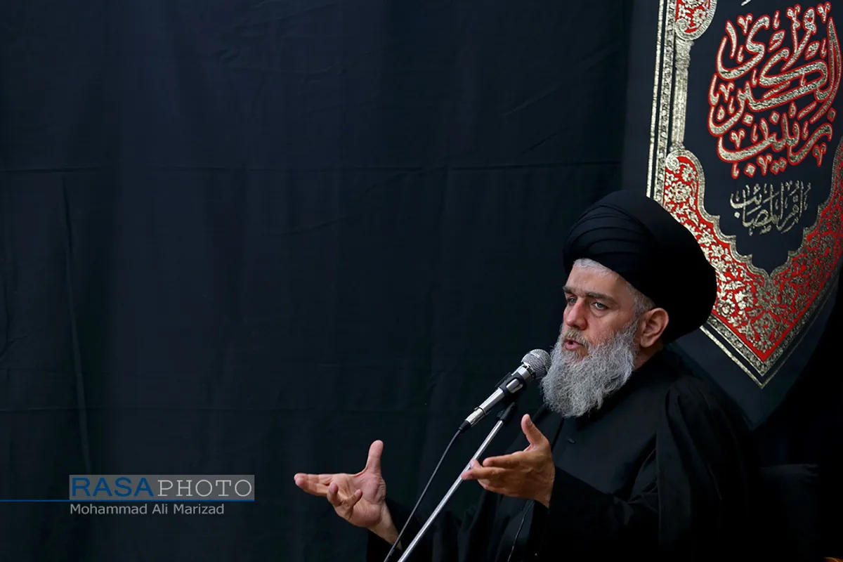 عزاداری روز چهارم محرم در بیت حضرت آیت الله نوری همدانی