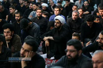 مراسم سوگواری حضرت اباعبدالله&zwnj;الحسین(ع) در هیئت ثارالله قم&lrm;