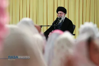 مراسم جشن تکلیف دختران دانش&zwnj;آموز با حضور مقام معظم رهبری