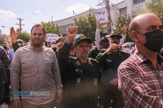 راهپیمایی نمازگزاران شیراز در محکومیت آشوبگری&zwnj;های اخیر