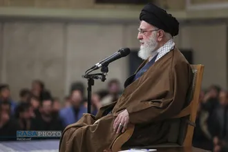 دیدار دانش&zwnj;آموزان و دانشجویان با رهبر معظم انقلاب