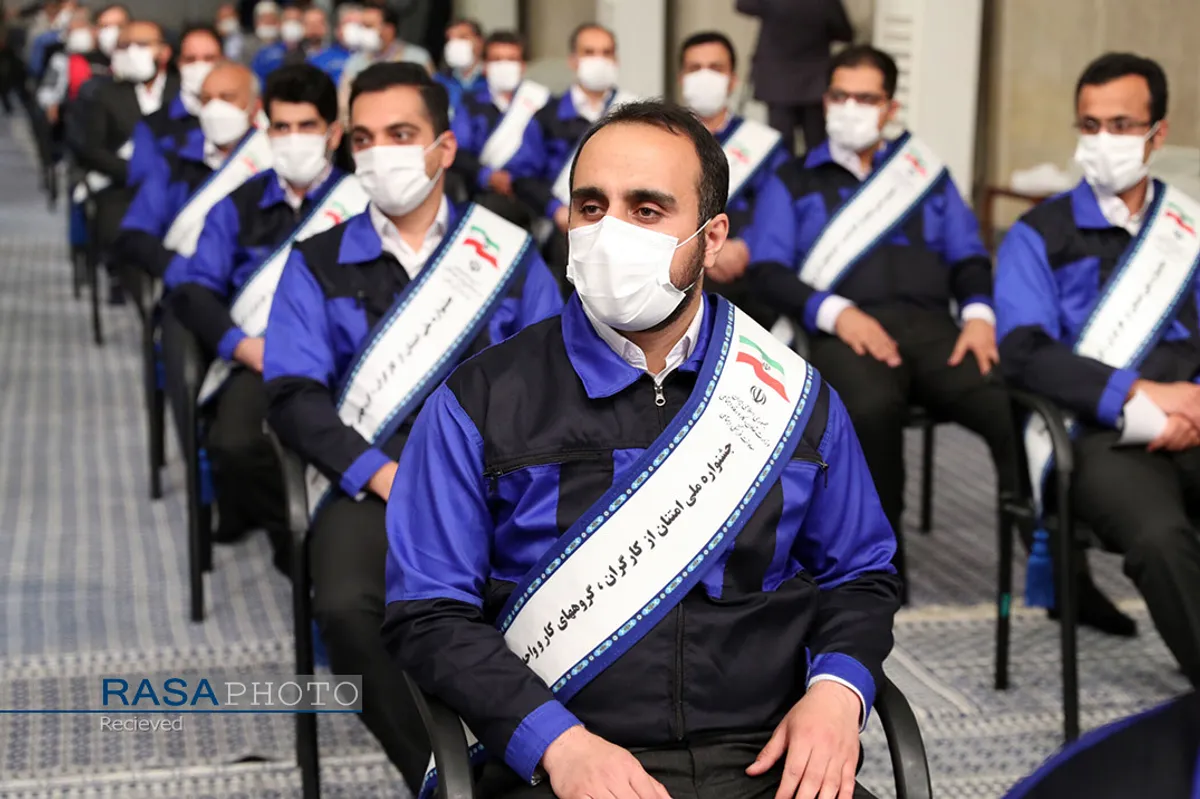 دیدار جمعی از کارگران سراسر کشور با مقام معظم رهبری