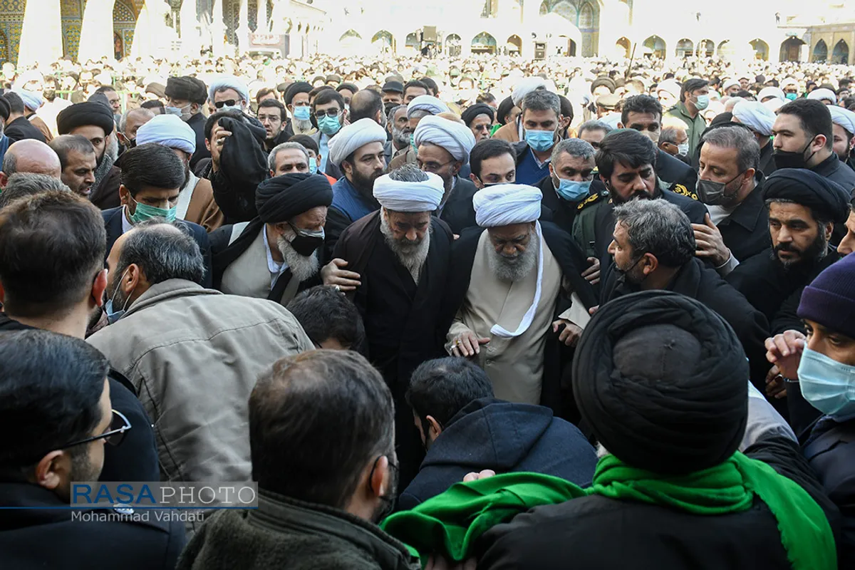 تشییع حضرت آیت الله صافی گلپایگانی در قم