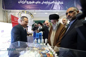 بازدید مقام معظم رهبری از نمایشگاه توانمندی&zwnj;های تولید داخلی