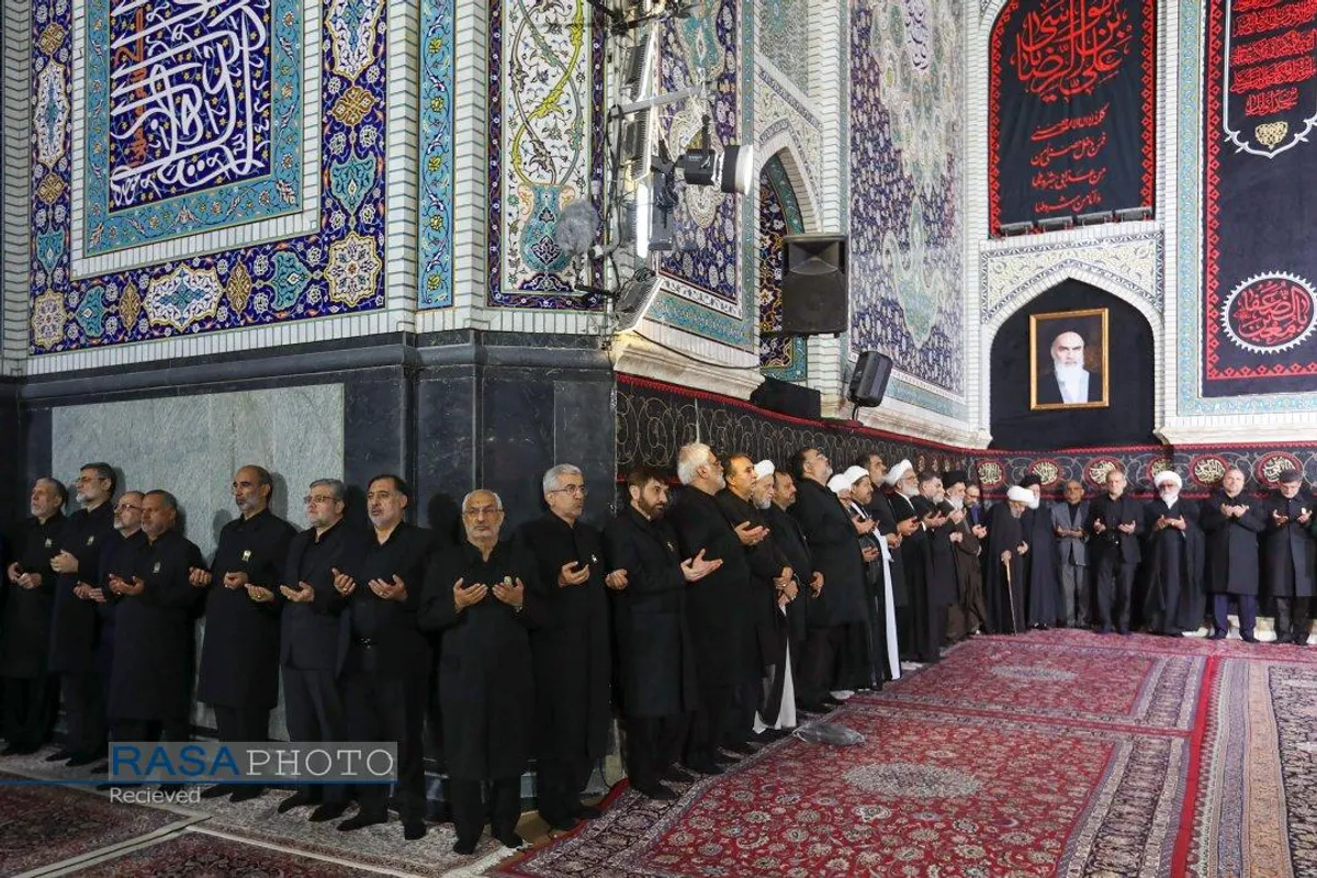 آیین خطبه&zwnj;خوانی شب شهادت امام رضا (ع) در حرم مطهر رضوی