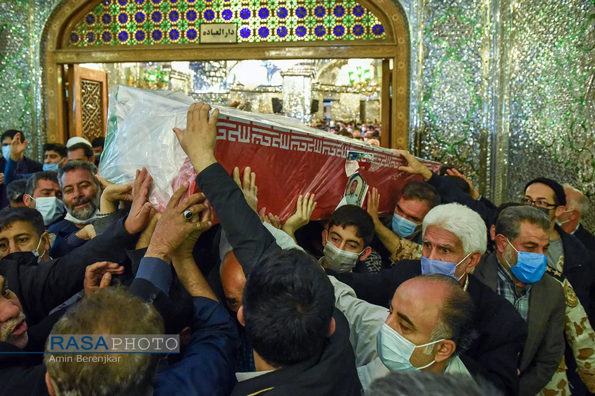 تشییع پیکر شهید علی&zwnj;اکبر رنجبر در شیراز&lrm;&lrm;