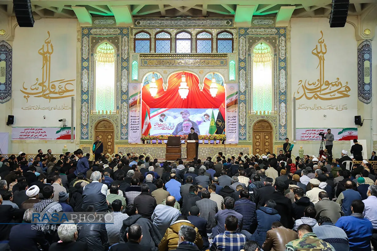 مراسم اربعین شهیدان حاج قاسم سلیمانی ابومهدی المهندس در حرم حضرت معصومه (س)