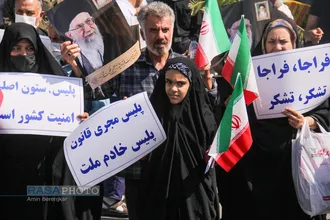 راهپیمایی نمازگزاران شیراز در محکومیت آشوبگری&zwnj;های اخیر