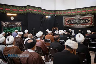 عزاداری دهه اول محرم ۱۴۴۵ در بیت حضرت آیت الله نوری همدانی