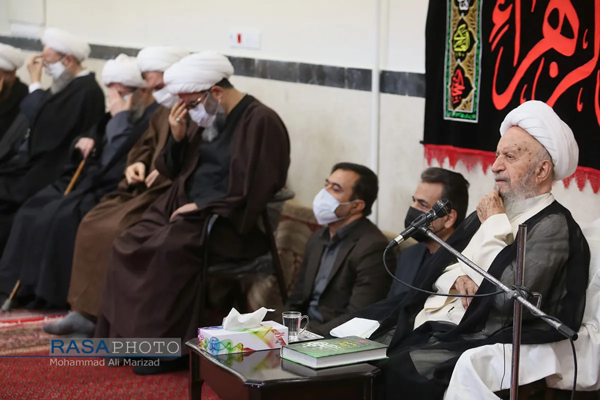 عزاداری روز شهادت حضرت صدیقه کبری (سلام&zwnj;الله&zwnj;علیها) در بیوت مراجع تقلید