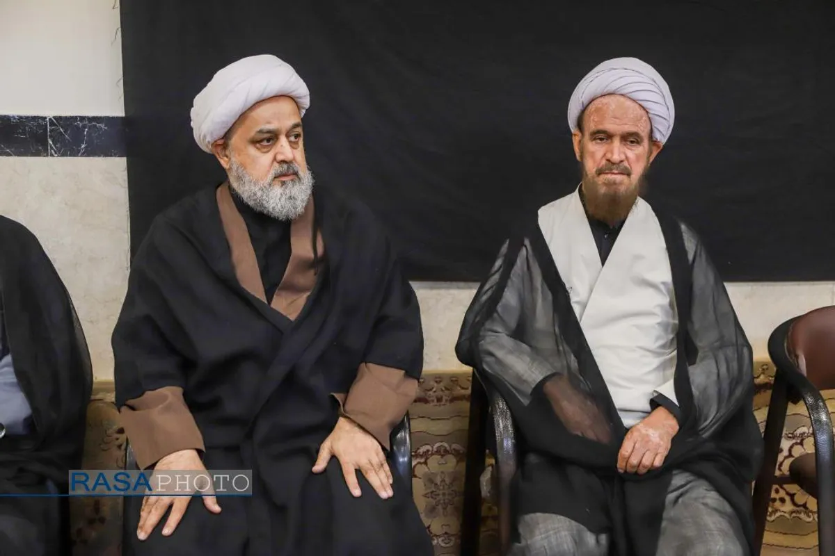 عزاداری روز اربعین حسینی (ع) در بیوت حضرات آیات نوری همدانی و مکارم شیرازی