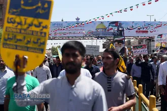 به سوی قدس | راهپیمایی روز جهانی قدس در قم