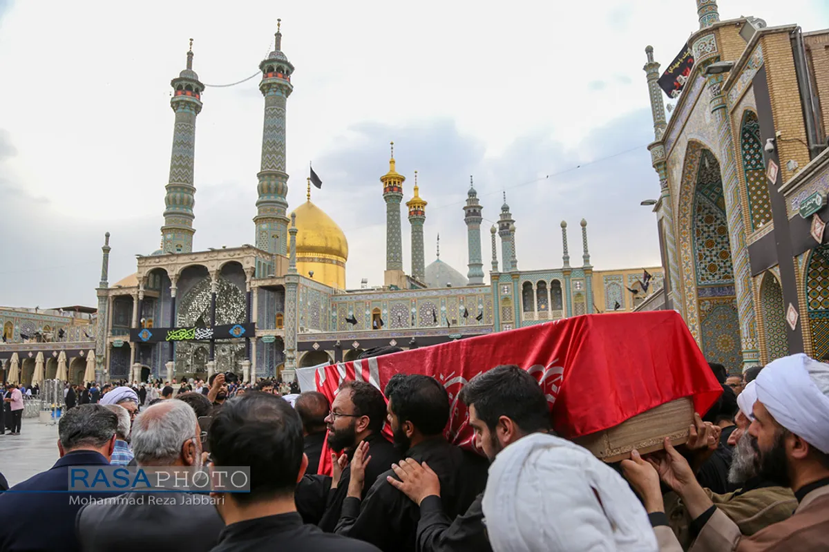 مراسم تشییع آیت الله دریاباری&lrm;&lrm;