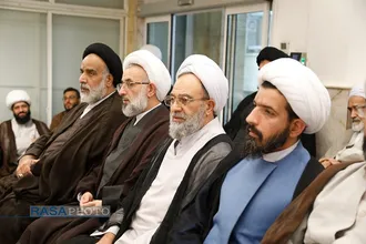 بزرگداشت شهدای غزه و اعلام حمایت از ملت فلسطین در دفتر حضرت آیت&zwnj;الله نوری همدانی