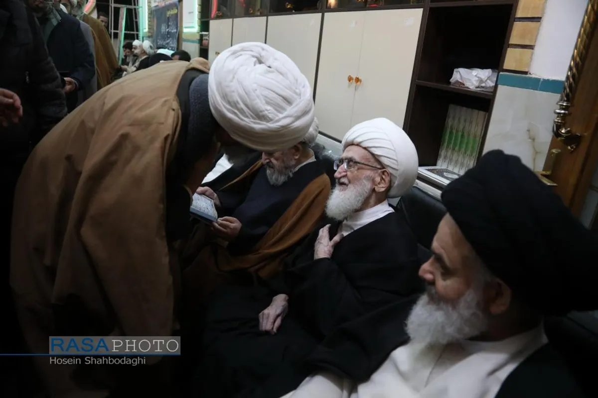 مراسم ختم حجت الاسلام والمسلمین رضا نوری همدانی