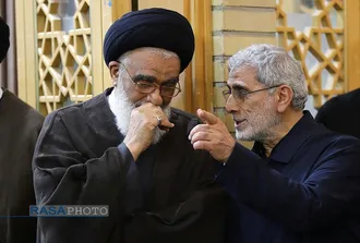 مراسم ترحیم مادر مکرمه سیدحسن نصرالله در حرم حضرت معصومه (سلام&zwnj;الله&zwnj;علیها)