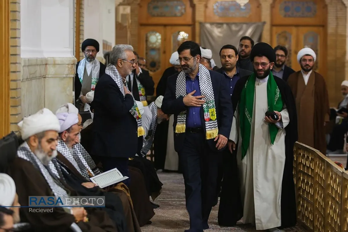 گرامیداشت فرماندهان شهید حزب&zwnj;الله در حرم بانوی کرامت
