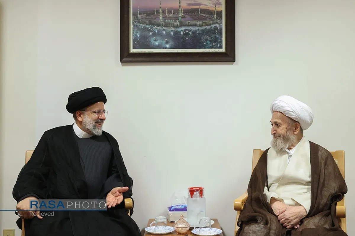 دیدار رئیس جمهور با مراجع تقلید در قم