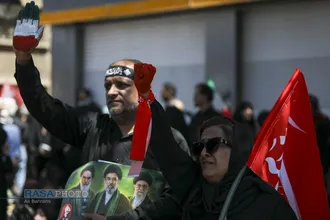 قیام خراسان در تشییع میلیونی رهبر شهید انقلاب اسلامی