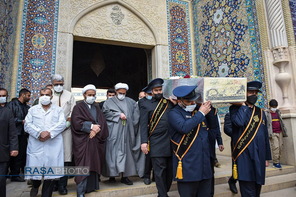 آیین گلاب شویی مضجع شریف حضرت احمدبن موسی الکاظم (ع) &lrm;&lrm;