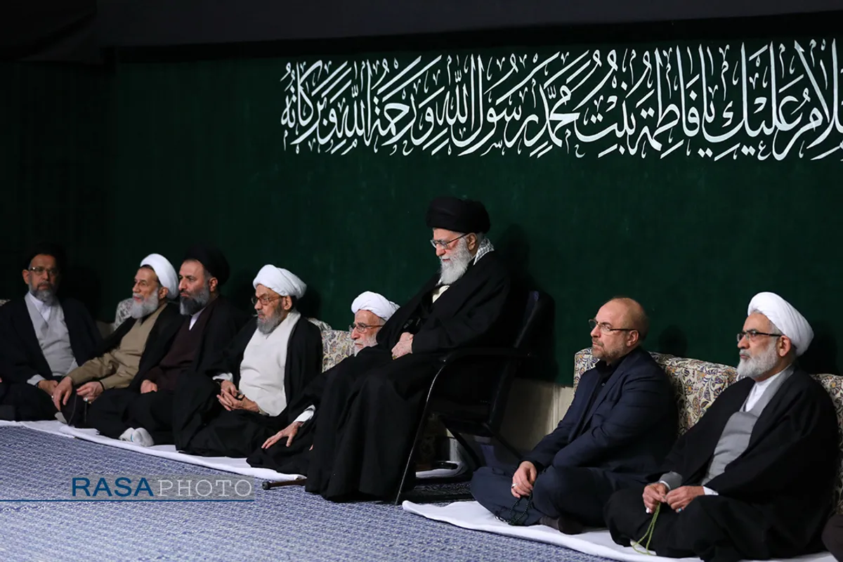 دومین شب عزاداری فاطمیه ۱۴۴۰ در حسینیه امام خمینی با حضور رهبر انقلاب
