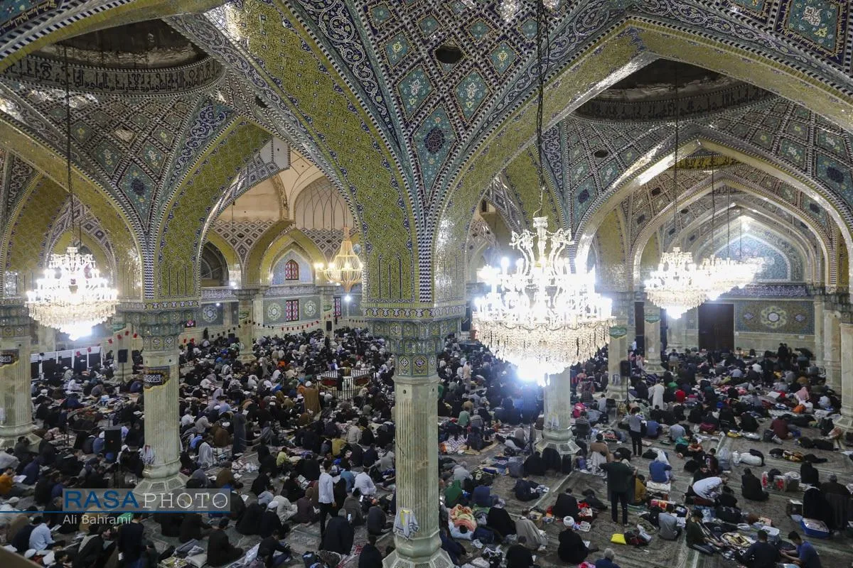 مراسم معنوی اعمال ام داود در قم
