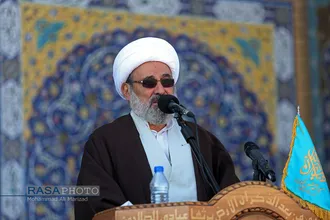 صبحگاه مشترک نیرو&zwnj;های مصلح با عنوان بیعت با امام زمان (عج) با حضور سردار باقری فرمانده کل نیرو&zwnj;های مصلح و حجت الاسلام والمسلمین رحیمیان