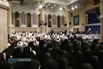 دیدار جمعی از مبلغان و طلاب حوزه&zwnj;های علمیه سراسر کشور