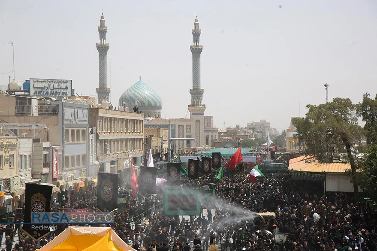 عزاداری روز عاشورا در حرم مطهر کریمه اهلبیت (علیهم&zwnj;السلام)