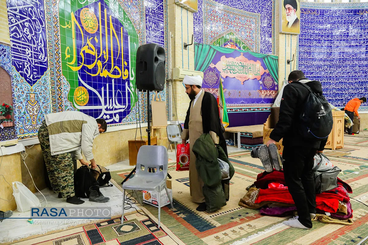 اردوی جهادی طلاب و بسیجیان قم در شهر بندر امام خمینی (سربندر)&lrm;&lrm;