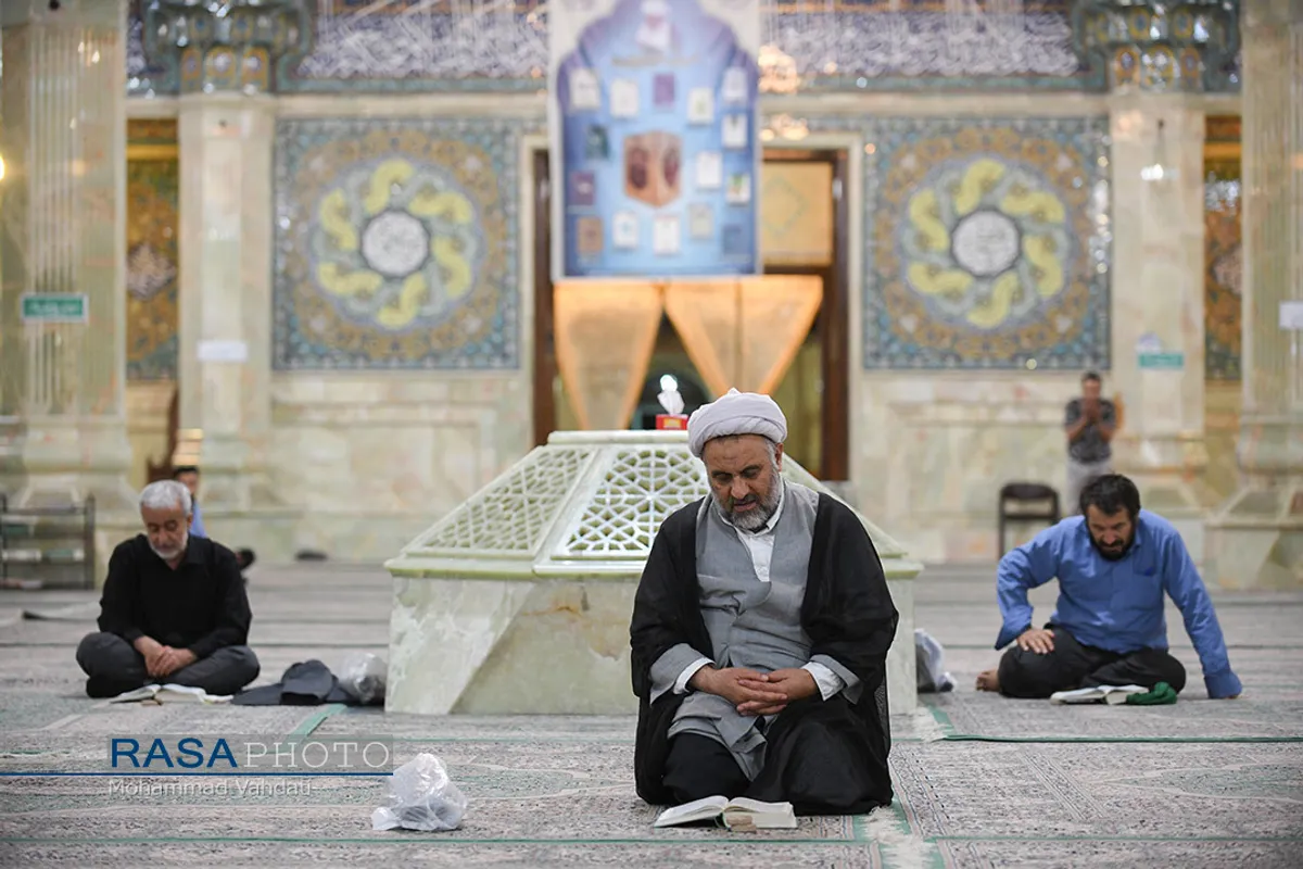 مراسم مناجات خوانی شب&zwnj;های ماه مبارک رمضان در مسجد امام حسن عسکری (ع)