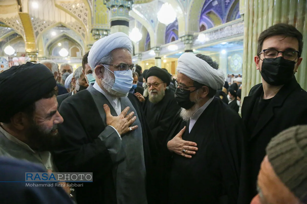 مراسم چهلمین روز ارتحال مرجع بصیر حضرت آیت الله صافی گلپایگانی