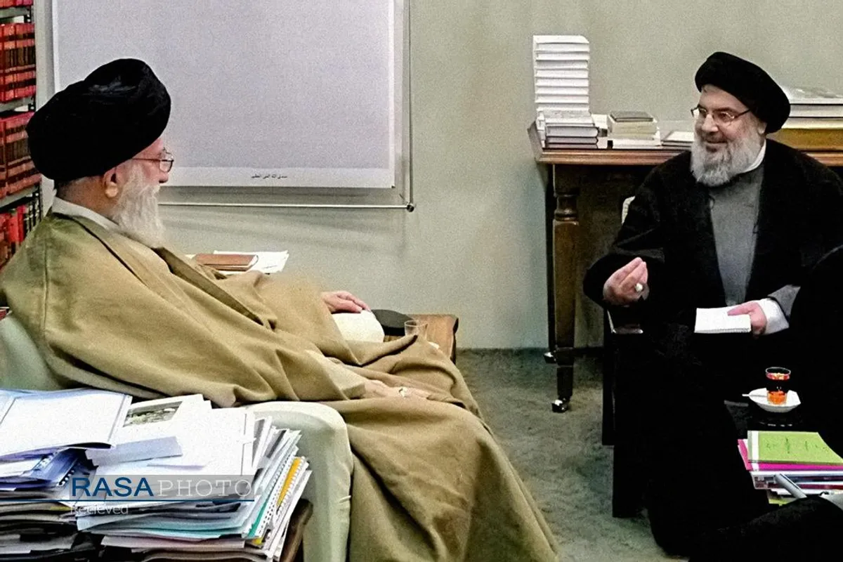 تصاویری از سید حسن نصرالله شهید برزگ جبهه مقاومت