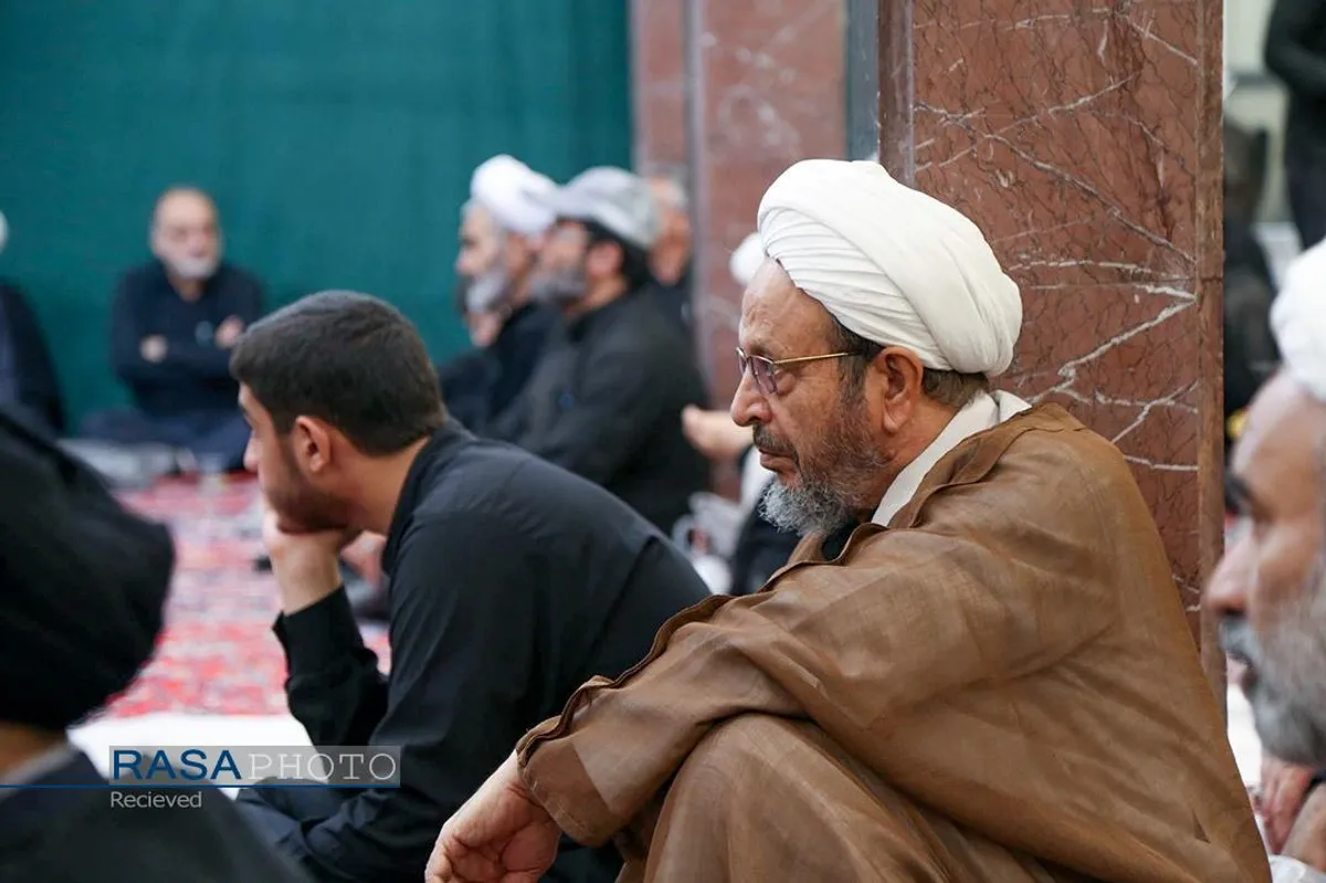 مراسم عزاداری دهه اول محرم در دفتر حضرت آیت الله مکارم شیرازی