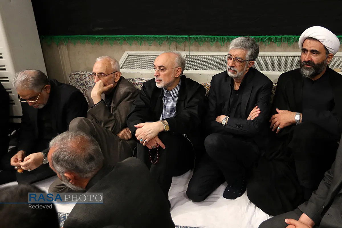 اولین شب مراسم عزاداری حضرت اباعبدالله الحسین (علیه&zwnj;السلام) با حضور رهبر انقلاب امام خامنه ای