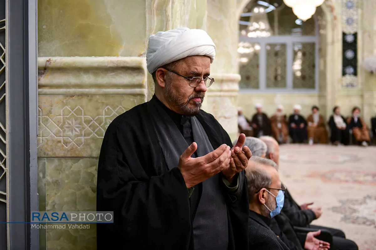 مراسم ختم همسر شهید آیت&zwnj;الله مطهری در قم