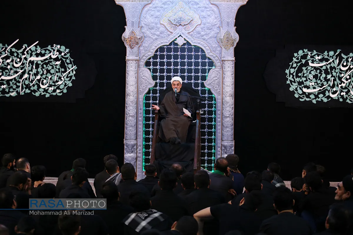 عزاداری هیئت رزمندگان اسلام در قم