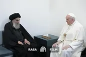 پاپ فرانسیس به دیدار آیت‌الله سیستانی رفت