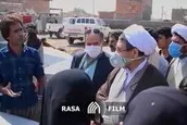 بازدید نماینده ولی فقیه در استان کرمان از مناطق سیل زده